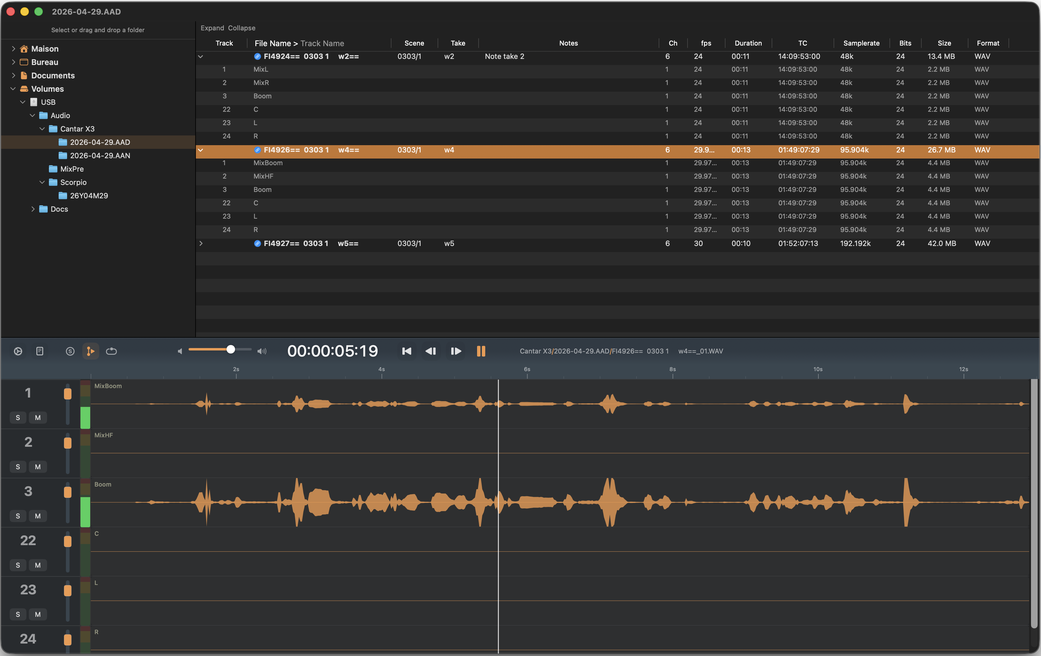 WaveTag Pro Desktop Interface